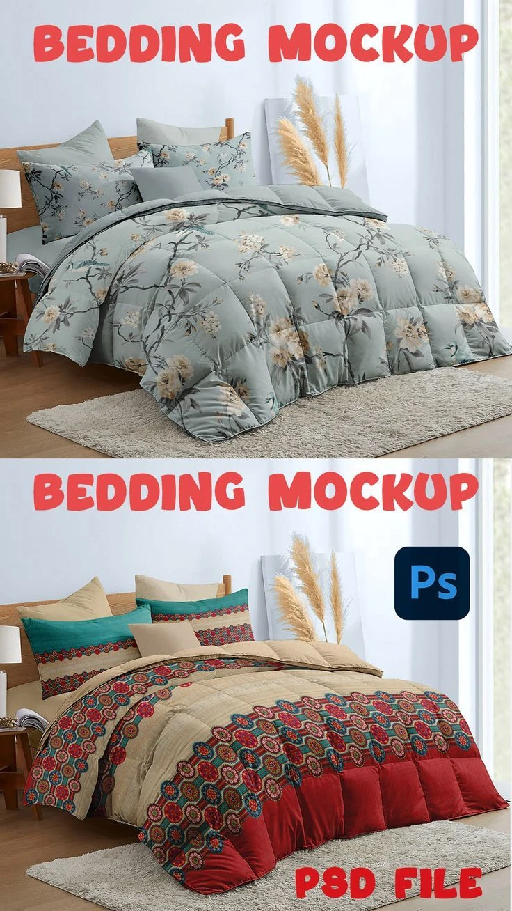 Bedding mockup 8 by Creativewity